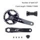 Hollowtech Mtb Crank Arms 104 Bcd Bicycle Crankset Integrated Candle Pe 2 Crowns