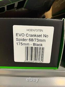 Hope EVO Crankset No Spider 68/73mm 175mm Black HCEN7375N (Brand New)