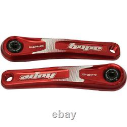 Hope Ebike Crank Arm Set 155mm, ISIS, Standard Offset, Red