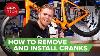 How To Remove And Install Bicycle Cranks Road Bike Crankset Removal U0026 Replacement
