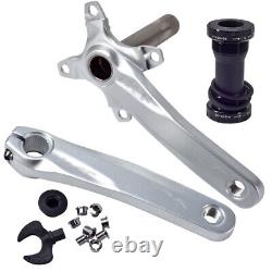 IXF 170mm Bicycle Crank Set Al Alloy Crank Arm BCD 104mm MTB/Road Bike Crankset