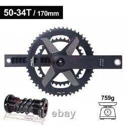 Integrated Racing Chainwheels 50-34T 52-36T 53-39T Folding Bicycle with BB Sets