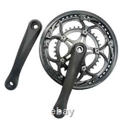 Lightweight Road Bike Double Chainwheel Set 34-50T Crankset 170mm Crank Arm