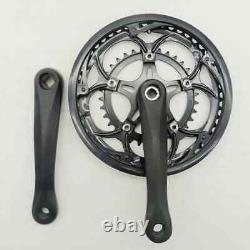 Lightweight Road Bike Double Chainwheel Set 34-50T Crankset 170mm Crank Arm