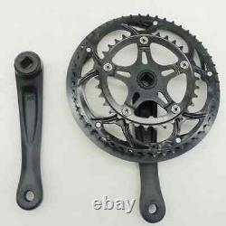 Lightweight Road Bike Double Chainwheel Set 34-50T Crankset 170mm Crank Arm