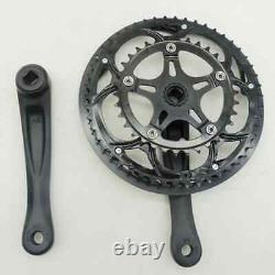 Lightweight Road Bike Double Chainwheel Set 34-50T Crankset 170mm Crank Arm