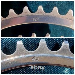 MAVIC 631 Starfish Kurbelgarnitur Crank Set 172.5mm, 40/52 T Made in France