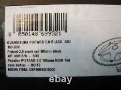 MICHE PISTARD 2.0 CRANK 48T 1/8 Crank 165mm BLACK EVO MAX BB BSC (JIS)