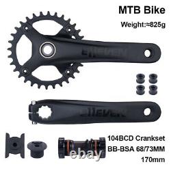 MTB Bicycle Crankset 170mm 104BCD Integrated Crank Chainring 32T with BB91