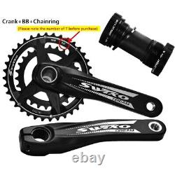 MTB Bicycle GXP Cranksets Set Double Sprockets Crank 26/36T 28/38T Chainring