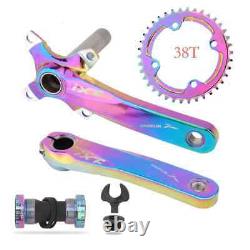 MTB Bike Crankset 170mm 104 BCD Hollow Integrated Bicycle Crank 32/34/36/38T