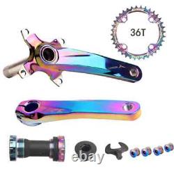 MTB Bike Crankset Hollowtech Crank Arm 104 Bcd Crank 32/34/36/38T Chainwheel