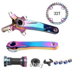 MTB Bike Crankset Hollowtech Crank Arm 104 Bcd Crank 32/34/36/38T Chainwheel