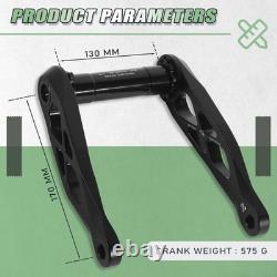 MTB Mountain Bike Crank Arm Set with Bottom Bracket -170MM Aluminum Alloy Hol