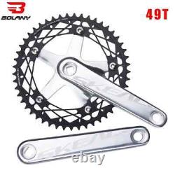 Mountain Bike Crankset 165mm Square Hole Crank 144BCD Single Speed Chainwheel