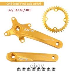 Mountain Bike Crankset 170mm Square Tip Crank Arm 104Bcd 32/34/36/38/40/42T BB