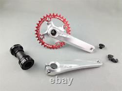 Mountain Road Bike CNC Crankset 170mm BCD104 Cranks Arm&Bottom Bracket Chianring