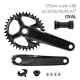Mtb Bicycle Crankset Integrated Crank 104bcd 170/175mm Chainring 32/34/36/38t