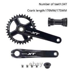 Mtb Bicycle Hollow Crank Crankset for Candle Pe 2 Crowns Bicycle Connecting Rods