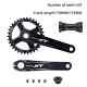 Mtb Bicycle Hollow Crank Crankset For Candle Pe 2 Crowns Bicycle Connecting Rods