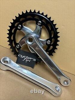NOS 90's DOTEK 165mm Square Taper Bmx Alloy Crank Set 43T For GT Power Series SE