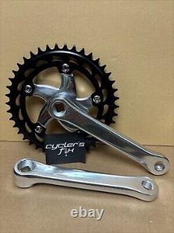 NOS 90's DOTEK 165mm Square Taper Bmx Alloy Crank Set 43T For GT Power Series SE