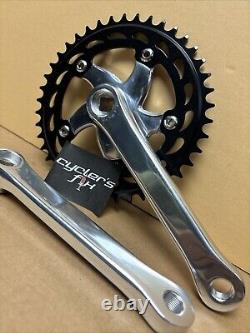 NOS 90's DOTEK 165mm Square Taper Bmx Alloy Crank Set 43T For GT Power Series SE
