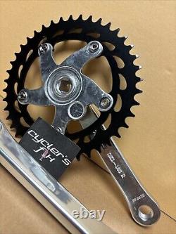 NOS 90's DOTEK 165mm Square Taper Bmx Alloy Crank Set 43T For GT Power Series SE