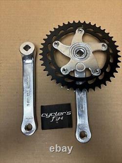 NOS 90's DOTEK 165mm Square Taper Bmx Alloy Crank Set 43T For GT Power Series SE