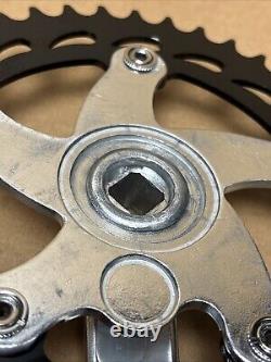NOS 90's DOTEK 165mm Square Taper Bmx Alloy Crank Set 43T For GT Power Series SE
