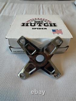 NOS Hutch BMX Aerospeed Crank Set 175mm Spline Drive US Made JDB