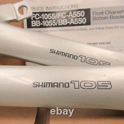 NOS Shimano 105 SC Double Crankarm Set (Model FC-1055.175 mm). Shopwear