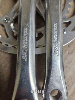 NOS Vintage TAKAGI Tourney ST Crankset, 1982, 170mm arms, withdust covers