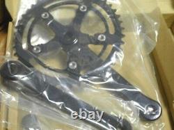 New Old BMX 3PC Alu Crank & American BB Set KUWAHARA Style 44T 170mm BCD110mm FS