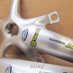 New-Old-Stock Shimano 105 Double Crankarm Set (Model FC-5501.172.5 mm). Demo