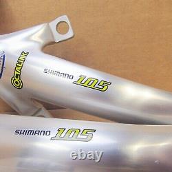 New-Old-Stock Shimano 105 Double Crankarm Set (Model FC-5501.172.5 mm). Demo