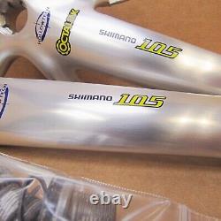 New-Old-Stock Shimano 105 Double Crankarm Set (Model FC-5501.172.5 mm). Demo