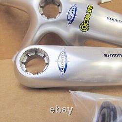 New-Old-Stock Shimano 105 Double Crankarm Set (Model FC-5501.172.5 mm). Demo