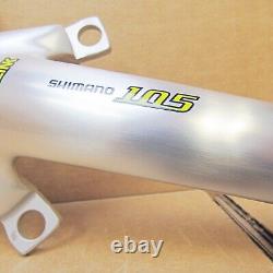 New-Old-Stock Shimano 105 Double Crankarm Set (Model FC-5501.172.5 mm). Demo