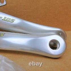 New-Old-Stock Shimano 105 Double Crankarm Set (Model FC-5501.175 mm). Silver