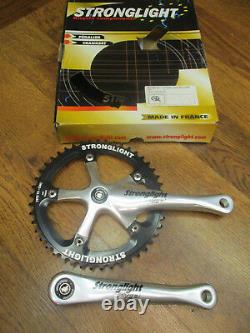 Nos Stronglight Mygal 130 Bcd 46t Track Cnc Crank Set