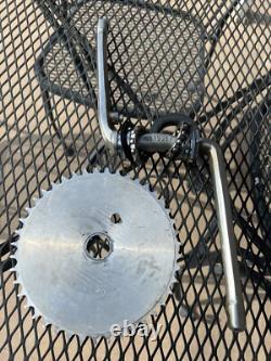 Odyssey Excalibur Crank Set Old School BMX 175 mm 1pc Chrome 43T Chainwheel