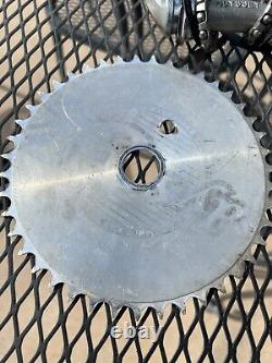 Odyssey Excalibur Crank Set Old School BMX 175 mm 1pc Chrome 43T Chainwheel