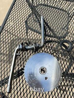 Odyssey Excalibur Crank Set Old School BMX 175 mm 1pc Chrome 43T Chainwheel