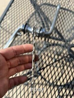 Odyssey Excalibur Crank Set Old School BMX 175 mm 1pc Chrome 43T Chainwheel