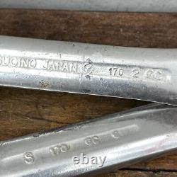 Old School BMX Sugino GT Crank Set 170 mm Triple 74 110 BCD Vintage 80s Crank B6