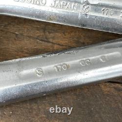 Old School BMX Sugino GT Crank Set 170 mm Triple 74 110 BCD Vintage 80s Crank B6