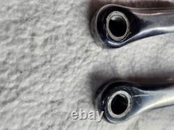 Old School BMX Sugino GT Crank Set 170 mm with Sunlite Bottom Bracket Black