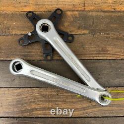 Old School BMX Sugino Super Maxy Crank Set Black Spider 70 mm 110 BCD Forged OG