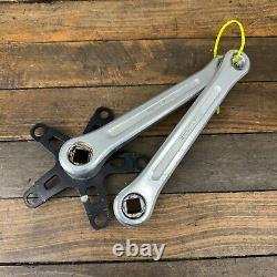 Old School BMX Sugino Super Maxy Crank Set Black Spider 70 mm 110 BCD Forged OG
